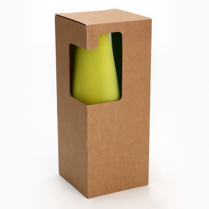 Ваза для цветов &laquo;Геометрия&raquo; стеклянная, 26 см, 1,7 л.