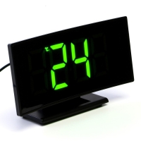 Часы-будильник электронные настольные, термометр, календарь, USB, 17 х 9.5 см, 3ААА Часы-будильник электронные настольные, термометр, календарь, USB, 17 х 9.5 см, 3ААА