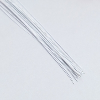 Флористическая проволока в бумажной оплётке "Белая", длина 36 см, 0,9 мм, набор 20 шт Флористическая проволока в бумажной оплётке "Белая", длина 36 см, 0,9 мм, набор 20 шт