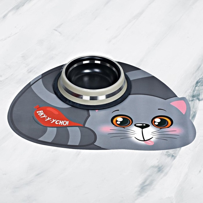 Коврик под миску &laquo;Вку-у-усно!&raquo; 35х28 см