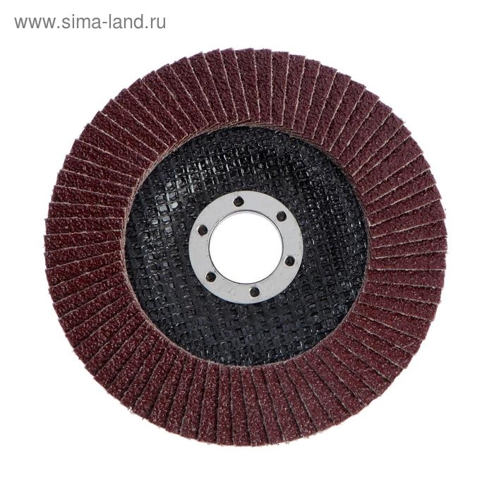 Круг лепестковый торцевой ЛОМ, 125 х 22 мм, Р40