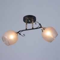 Люстра "Акапулько" 2х60Вт Е27 Коричневый, золото 48х28х24см Люстра "Акапулько" 2х60Вт Е27 Коричневый, золото 48х28х24см