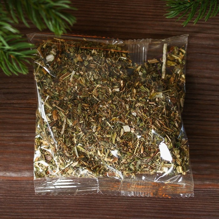 Набор &laquo;С Новым годом&raquo;: травяной чай 20 г. и крем-мед 120 г.