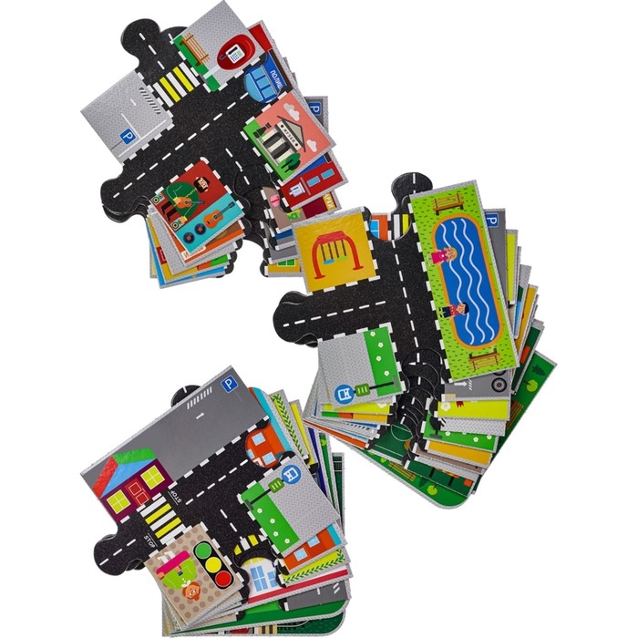 Напольные пазлы гиганты &laquo;Дорога&raquo;, 24 элемента