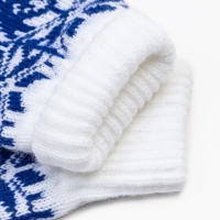 Носки женские шерстяные, цвет синий, размер 23-25 Носки женские шерстяные, цвет синий, размер 23-25