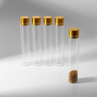 Баночки для хранения бисера, d = 2,2 &times; 12 см, 5 шт