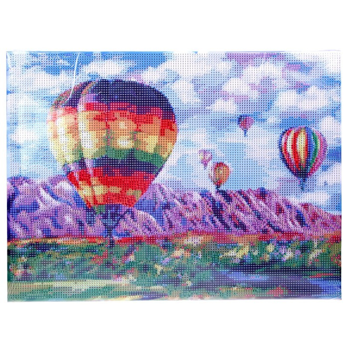 Алмазная мозаика с полным заполнением на подрамнике «Шары», 30 x 40 см Алмазная мозаика с полным заполнением на подрамнике «Шары», 30 x 40 см