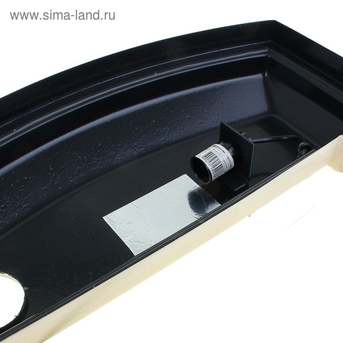 Аквариум "Телевизор" с крышкой, 30 литров, 46 х 20 х 33/38,5 см, беленый дуб