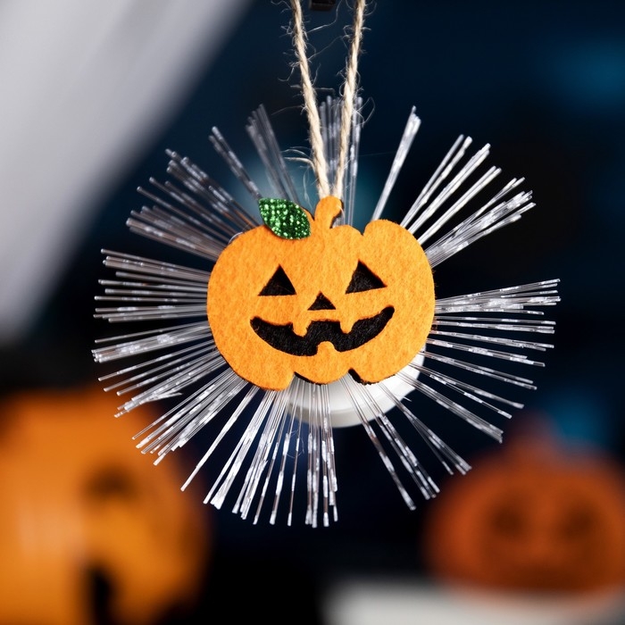 Светодиодная игрушка &laquo;Тыква&raquo; 10 см, батарейки AG13х3 (в комплекте), свечение мульти