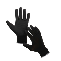 Перчатки садовые, нейлоновые, с латексной пропиткой, размер 9, чёрные, Greengo Перчатки садовые, нейлоновые, с латексной пропиткой, размер 9, чёрные, Greengo