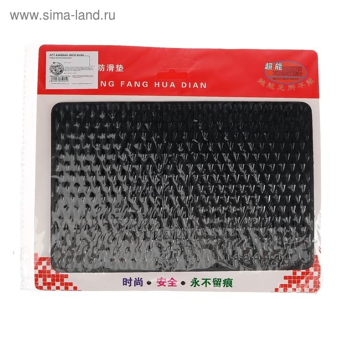 Коврик противоскольязщий 20&times;13 см, микс, черный