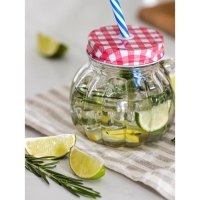 Кружка стеклянная с крышкой и трубочкой «Тыковка», 400 мл, 12,5×10 см, цвет МИКС Кружка стеклянная с крышкой и трубочкой «Тыковка», 400 мл, 12,5×10 см, цвет МИКС