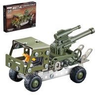 Конструктор металлический &laquo;Ракетная установка&raquo;, 129 деталей