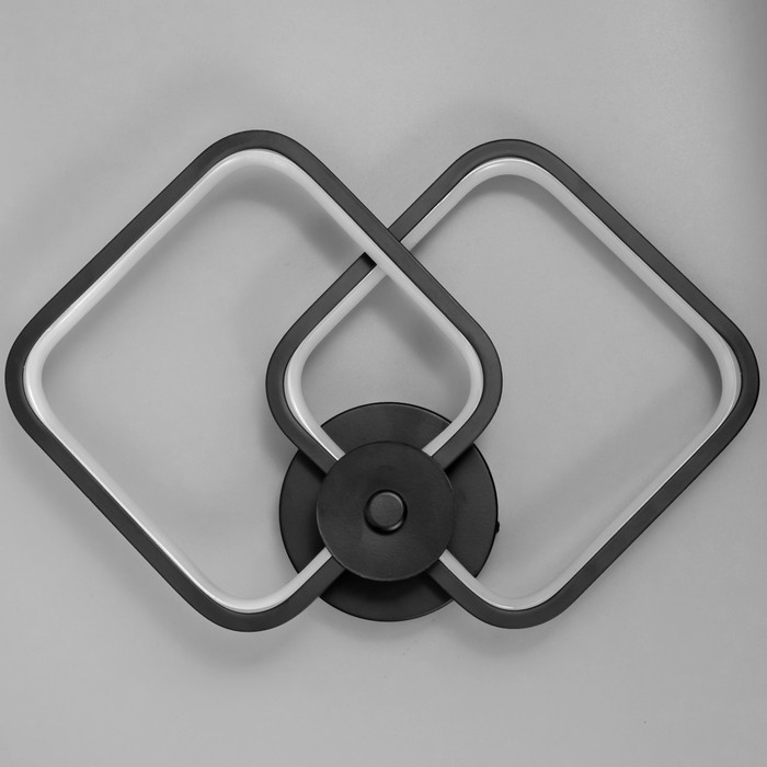 Бра 2516/2 LED 12Вт 4000К черный 34х22 см