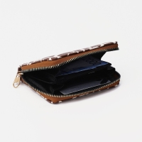 Кошелёк на молнии, цвет коричневый Кошелёк на молнии, цвет коричневый