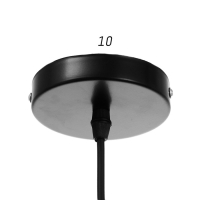 Светильник BayerLux 2234/1BK E27 40Вт черный 18х18х100 см