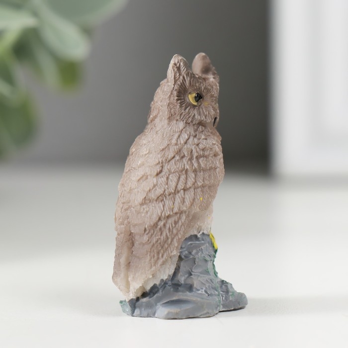 Сувенир полистоун "Лесной филин" 2х2,7х4,7 см