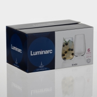 Набор высоких стеклянных стаканов &laquo;Габи&raquo;, 400 мл, 6 шт