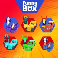 Набор для детей Funny Box &laquo;Трансформеры&raquo; Набор: карточка, фигурка, лист наклеек, МИКС