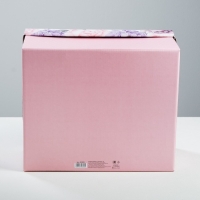 Коробка подарочная складная, упаковка, &laquo;Цветочная сказка&raquo;, 31 х 25.5 х 16 см