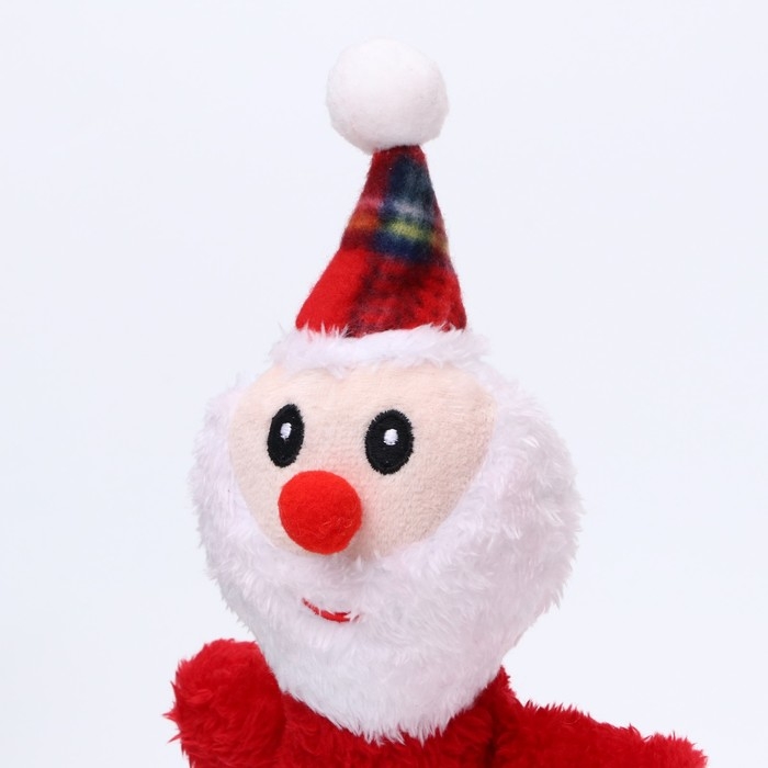 Игрушка мягкая для собак Игрушка мягкая для собак "Мороз" с пищалкой, 34 х 16 см