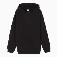 Толстовка с начёсом, цвет чёрный, размер 54 Толстовка с начёсом, цвет чёрный, размер 54