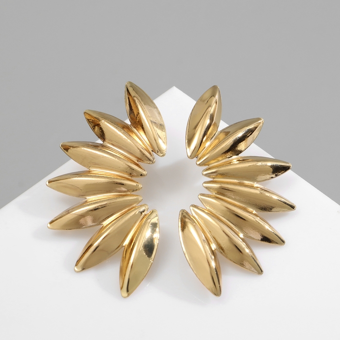 Серьги металл &laquo;Атмосфера&raquo; ярило мини, цвет золото