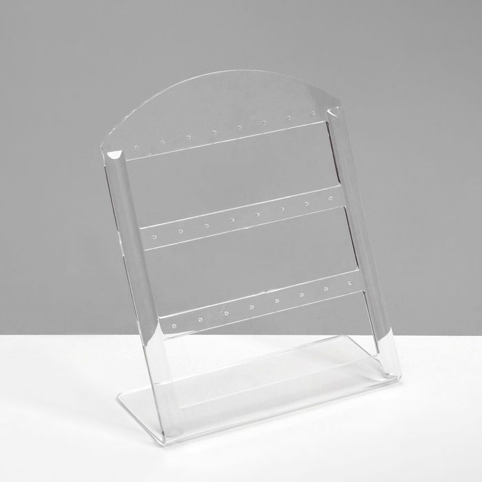 Подставка под серьги на 12 пар, 14×6×18 см,, оргстекло 3 мм, прозрачная, В ЗАЩИТНОЙ ПЛЁНКЕ Подставка под серьги на 12 пар, 14×6×18 см,, оргстекло 3 мм, прозрачная, В ЗАЩИТНОЙ ПЛЁНКЕ