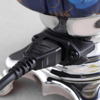 Набор «Жостово на синем», рюмка, 3 предмета, самовар 3 л, заварочный чайник 0,7 л, поднос Набор «Жостово на синем», рюмка, 3 предмета, самовар 3 л, заварочный чайник 0,7 л, поднос