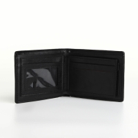 Портмоне мужское без застёжки, отдел для карт, монет, цвет чёрный Портмоне мужское без застёжки, отдел для карт, монет, цвет чёрный