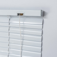 Жалюзи горизонтальные 50&times;160 см, цвет белый