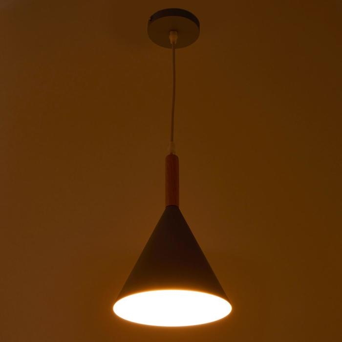 Светильник BayerLux 2034844/1 E27 40Вт серый 19,5х19,5х28 см