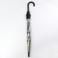 Зонт - трость полуавтоматический «Города», 8 спиц, R = 40/60 см, D = 120 см, рисунок МИКС Зонт - трость полуавтоматический «Города», 8 спиц, R = 40/60 см, D = 120 см, рисунок МИКС