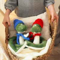 Новый год! Мягкая игрушка &laquo;Змей Сёма&raquo;, в красной шапке, 20 см