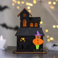 Декор с подсветкой «Дом с привидениями» 6 × 9 × 12,5 см Декор с подсветкой «Дом с привидениями» 6 × 9 × 12,5 см