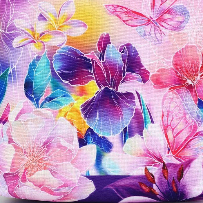 Сумка женская пляжная Сумка женская пляжная "Цветы", 35х40 см