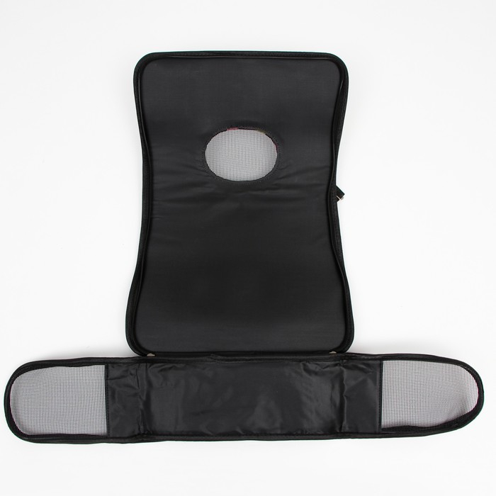 Сумка - переноска для животных Сумка - переноска для животных "Горошек", чёрная, размер S, 37,5 х 17 х 22 см