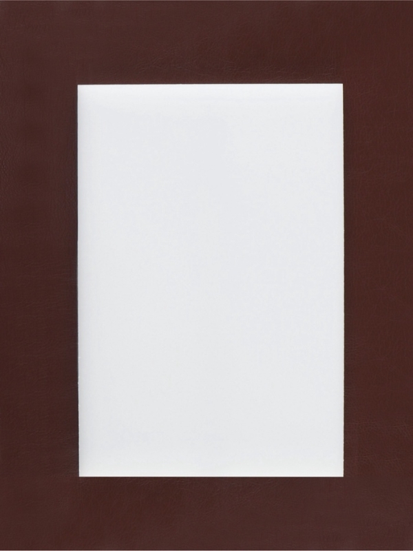 Доска-плита для пробойников и работы с кожей 20&times;30&times;1.5 cм пластик белый АУ