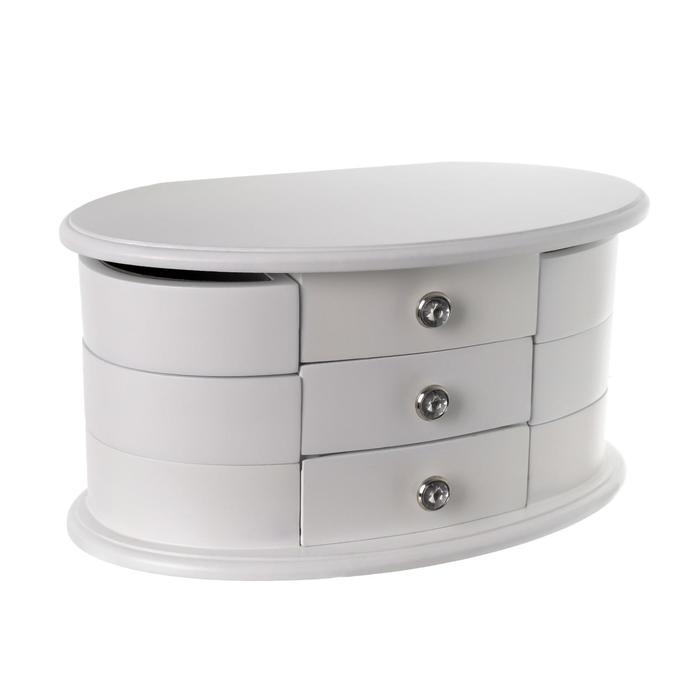 Шкатулка дерево "Веер с раздвижными ящиками"  26,3х14,2х13 см