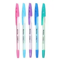 Ручка шариковая Tribase Pastel, узел 0.7 мм, чернила синие, МИКС