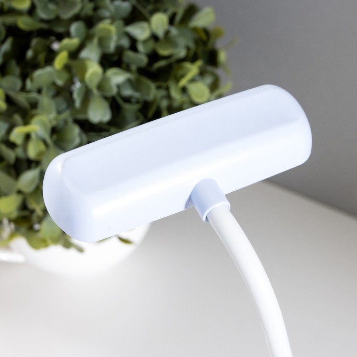 Лампа настольная "Бутса" LED 1 режим 2Вт USB органайзер фиолетовый 11х6,5х24 см RISALUX