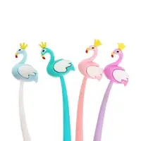 Ручка гелевая-прикол &laquo;Фламинго&raquo;, МИКС