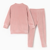 Костюм детский (свитшот, лосины) KAFTAN Plushy р.30 (98-104), розовый Костюм детский (свитшот, лосины) KAFTAN Plushy р.30 (98-104), розовый