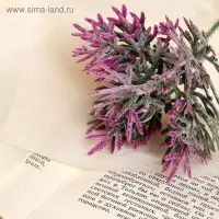 Букет искусственный &laquo;Двухцветная травка&raquo;, с напылением, 18 см, МИКС