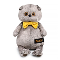 Мягкая игрушка "Басик в галстуке-бабочке "Мультсериал", 19 см Ksm19-001