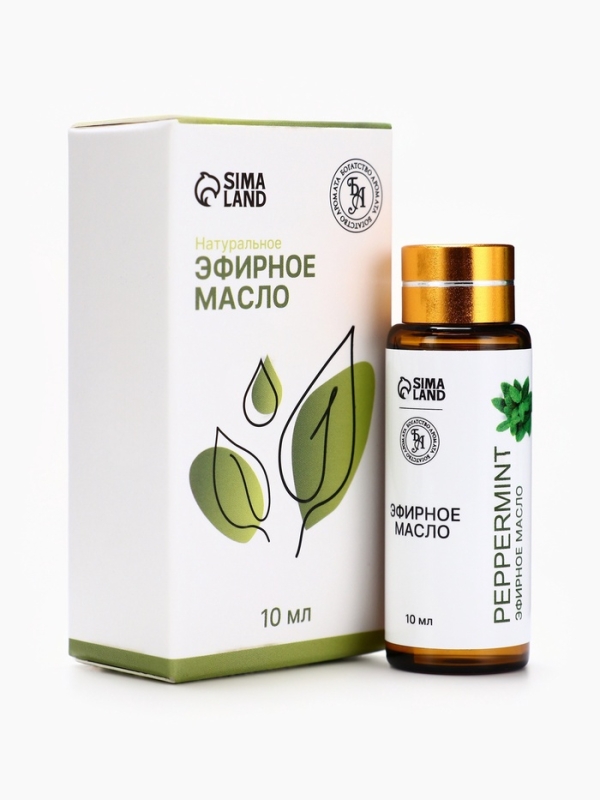 Эфирное масло "Перечная мята", 10 мл, с пипеткой