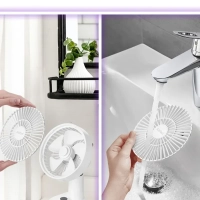 Вентилятор настольный беспроводной с зажимом КТ-418