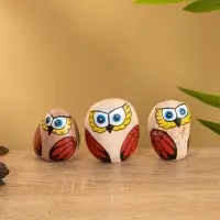 Сувенир "Совёнок" камень 4х3х5 см, МИКС