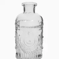 Ваза настольная стекло "Миниатюра" (набор 12 шт) 8-13 см, прозрачный