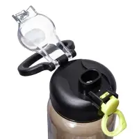 Бутылка для воды, 800 мл, SPORT, с поильником, черная